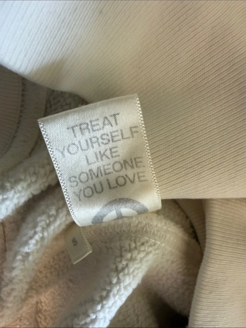 Madhappy S White Graphic Crewneck Sweater Multicolor Lettering oversized